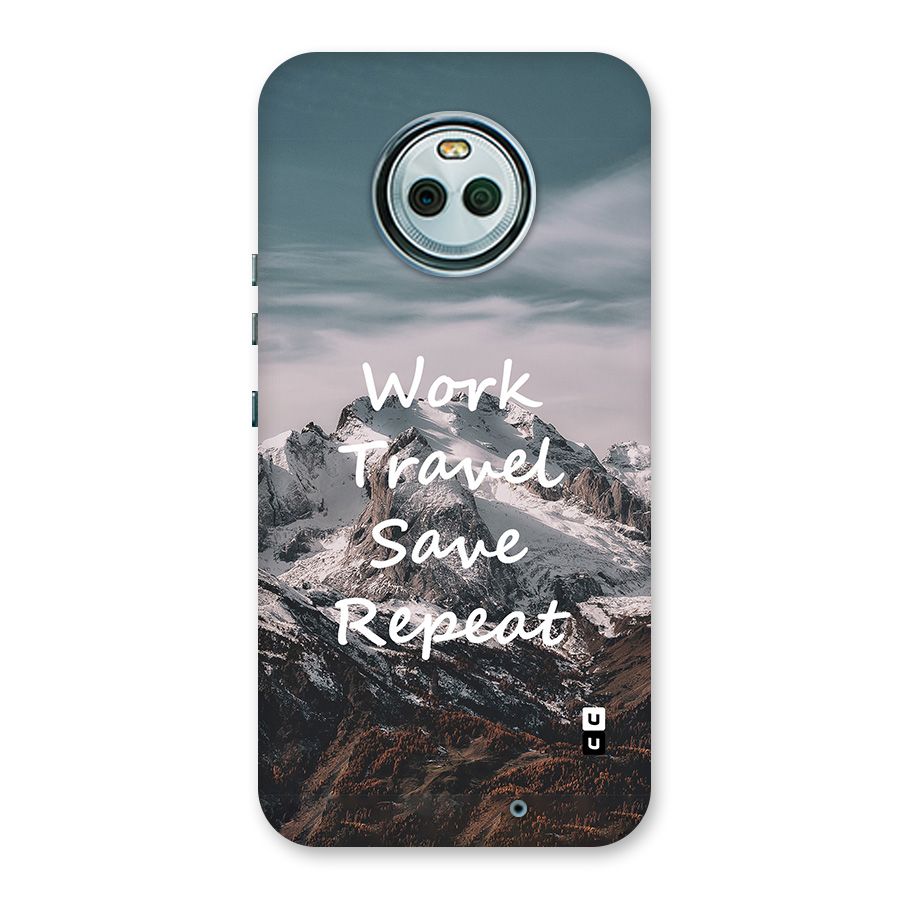 Work Travel Back Case for Moto X4