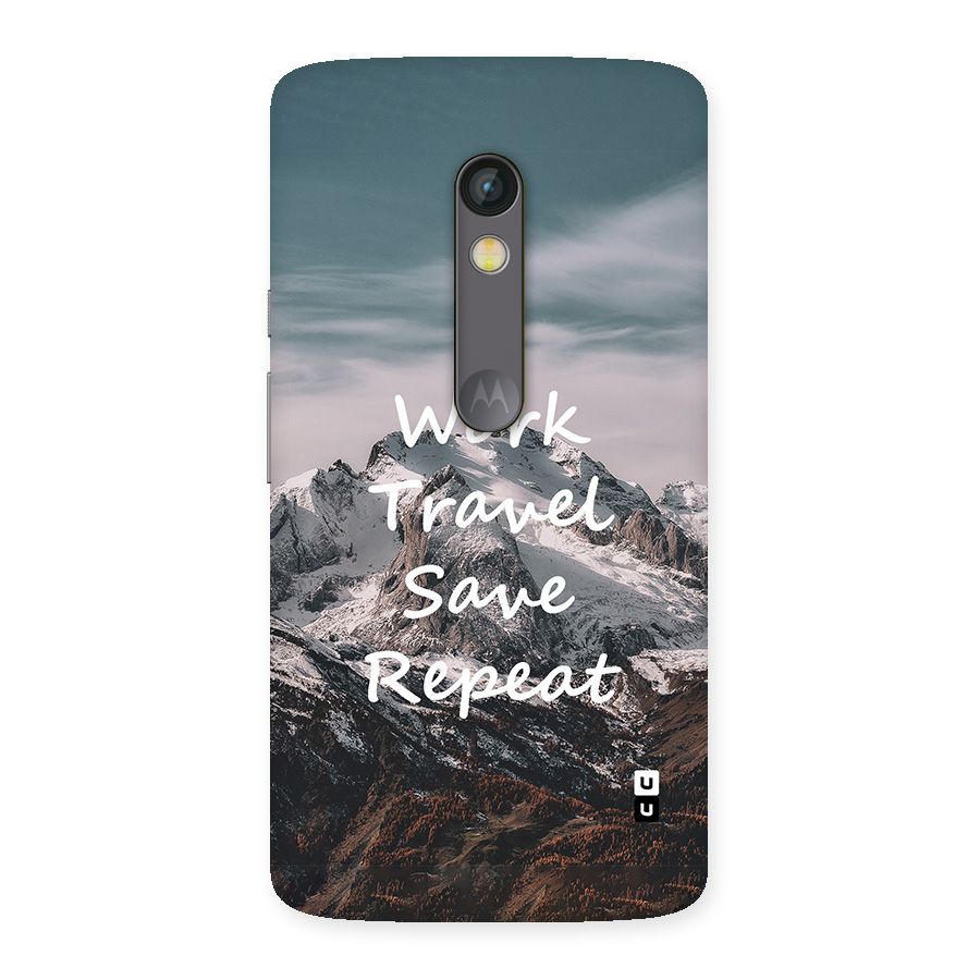 Work Travel Back Case for Moto X Play