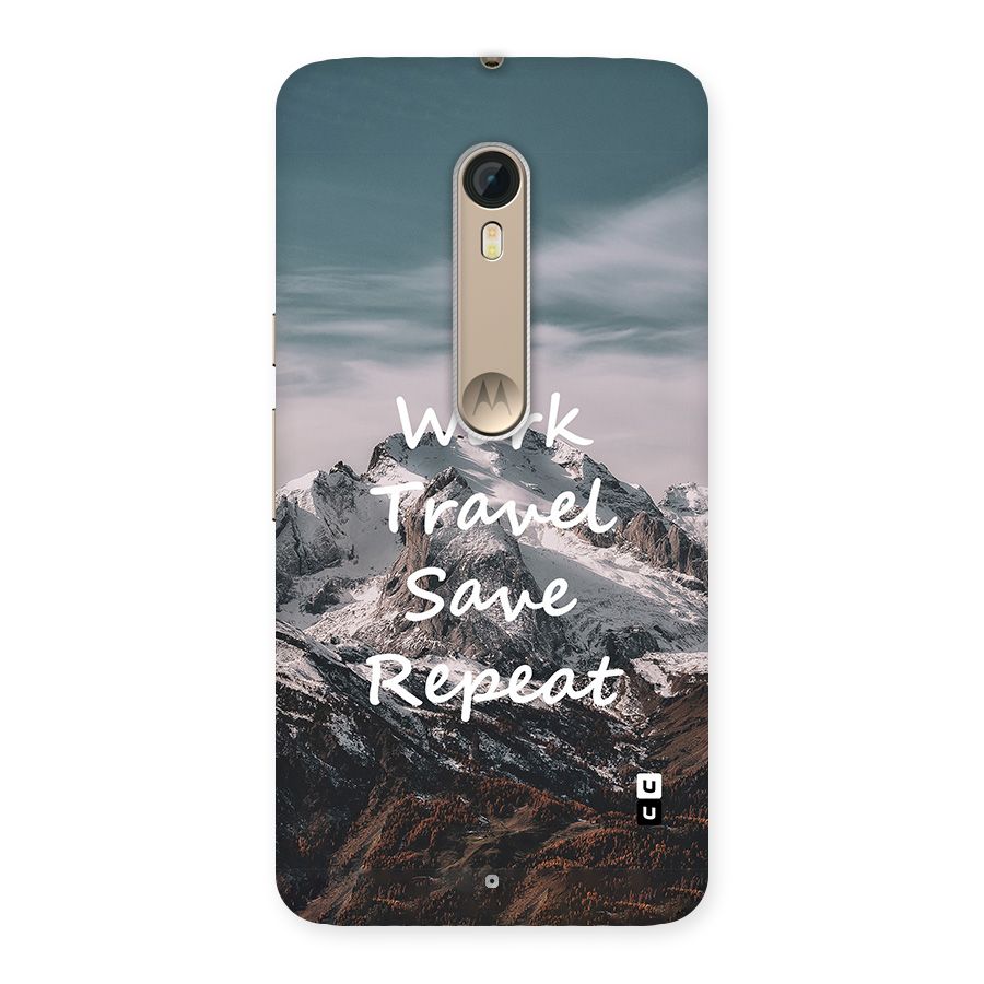 Work Travel Back Case for Moto X Style