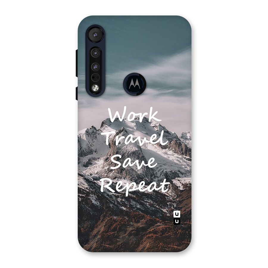 Work Travel Back Case for Motorola One Macro