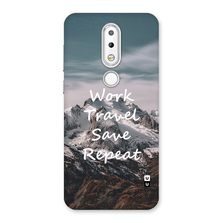 Work Travel Back Case for Nokia 6.1 Plus