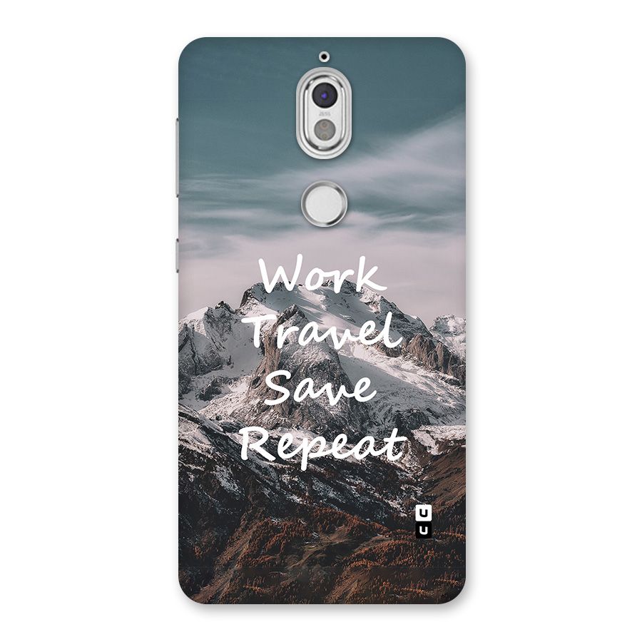 Work Travel Back Case for Nokia 7