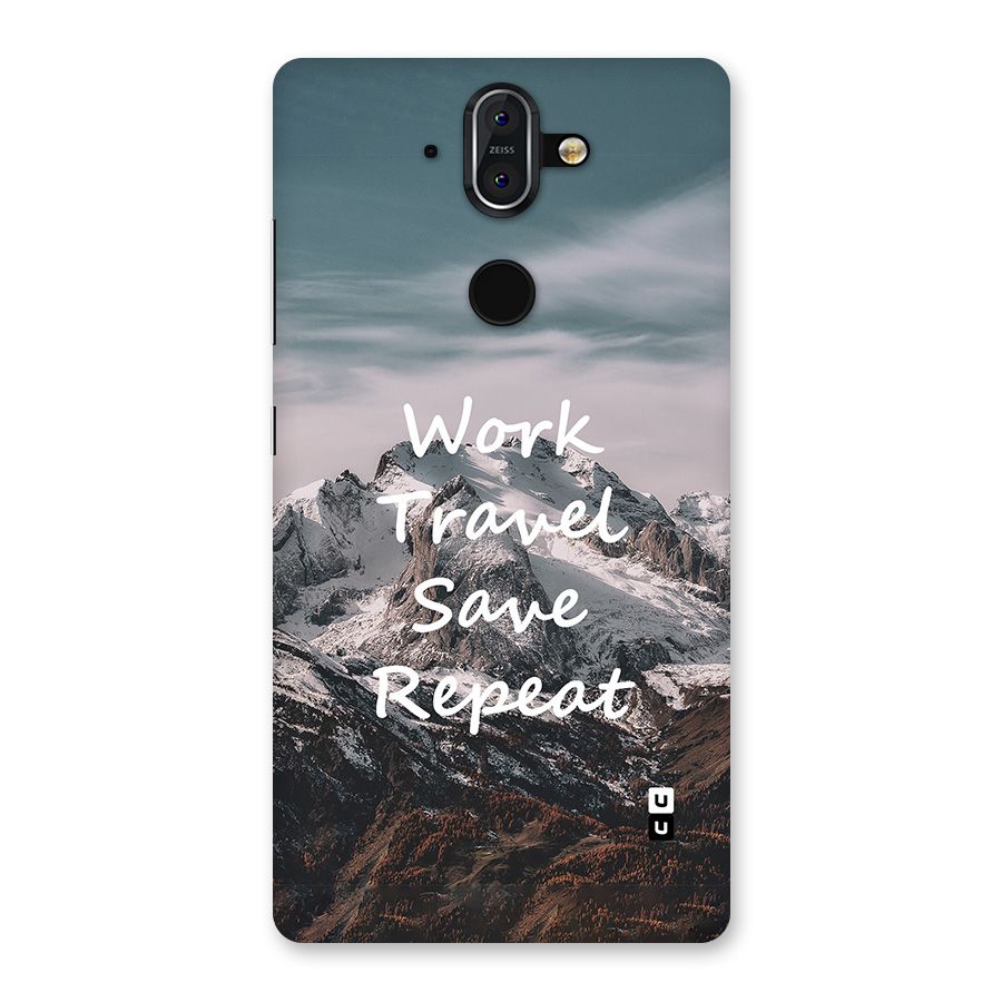 Work Travel Back Case for Nokia 8 Sirocco