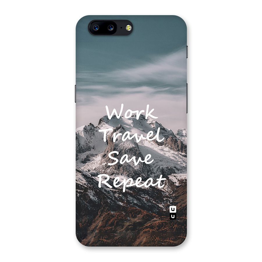 Work Travel Back Case for OnePlus 5