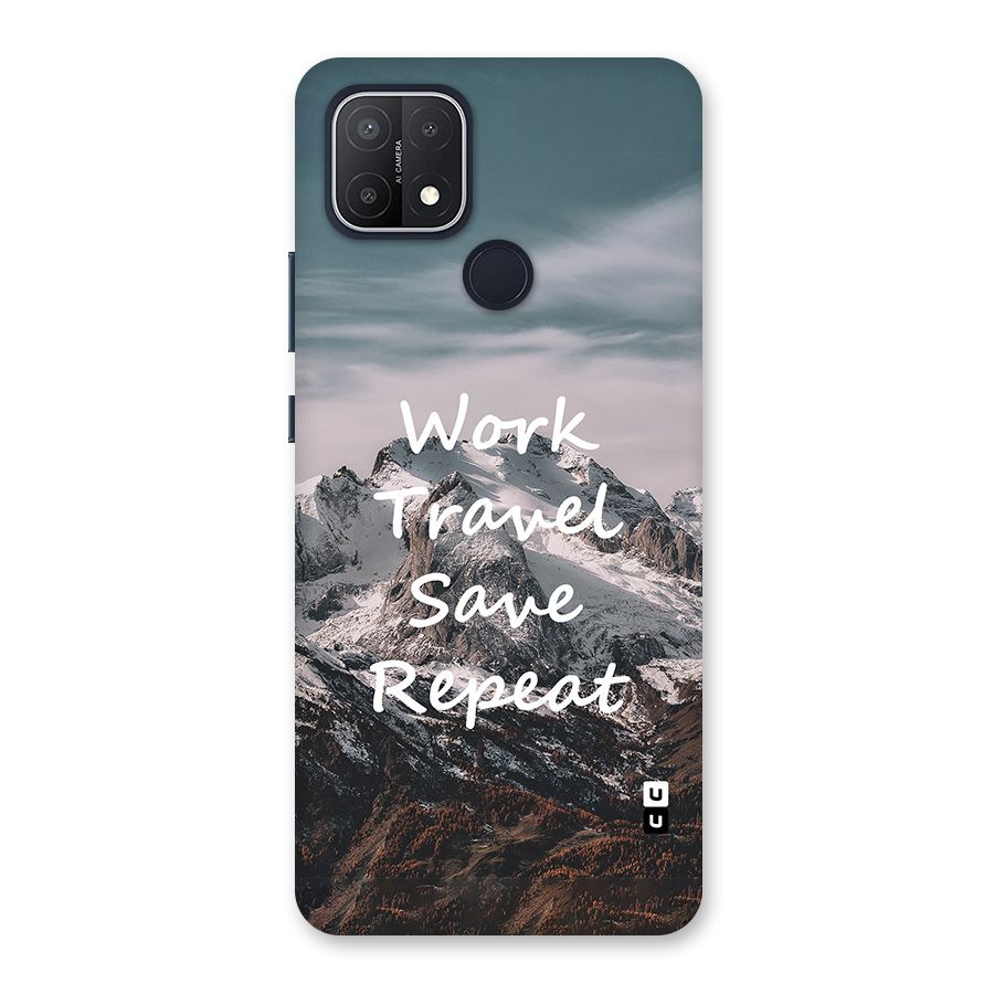 Work Travel Back Case for Oppo A15