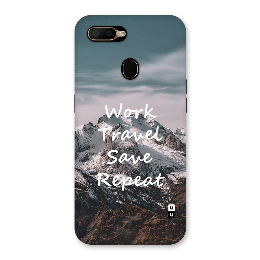Work Travel Back Case for Oppo A5s