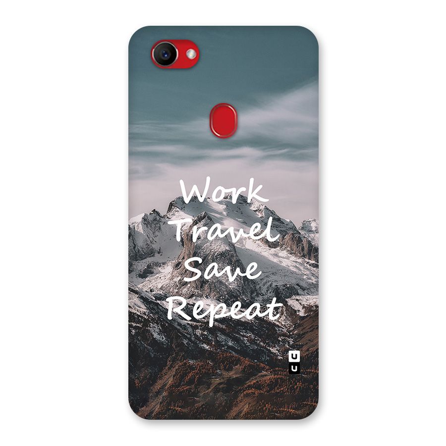 Work Travel Back Case for Oppo F7