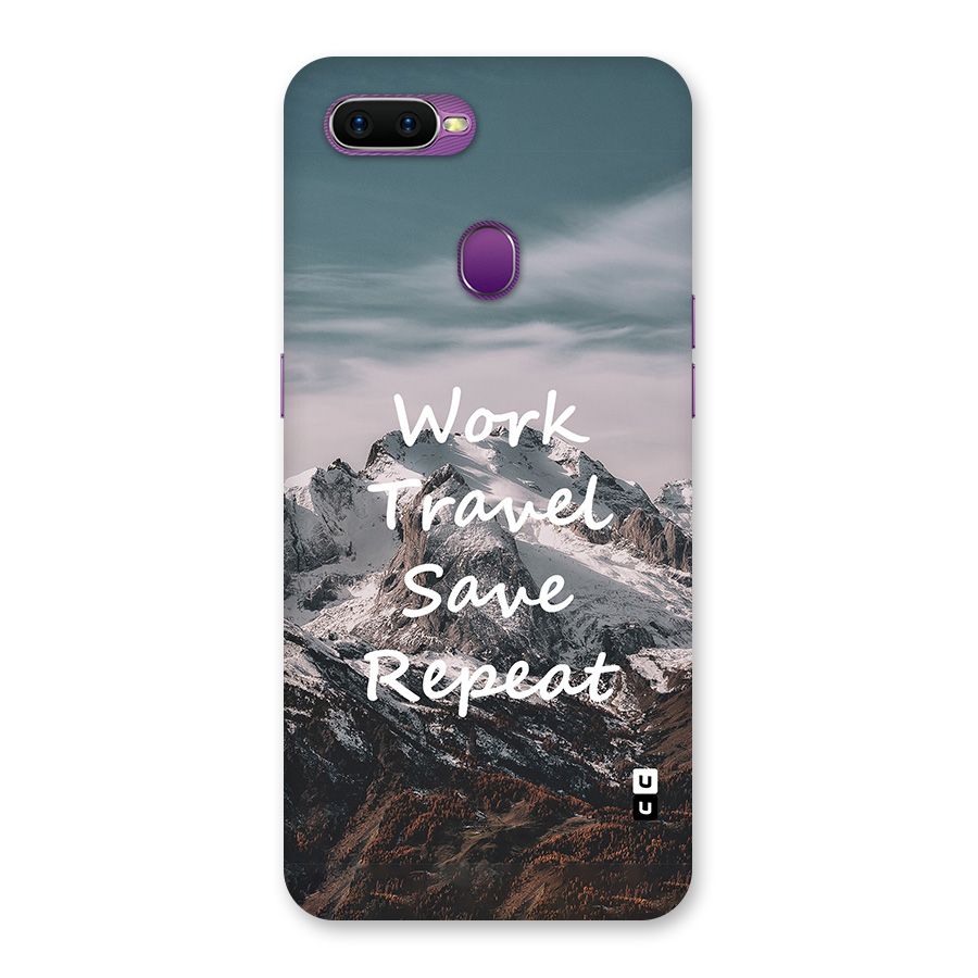 Work Travel Back Case for Oppo F9