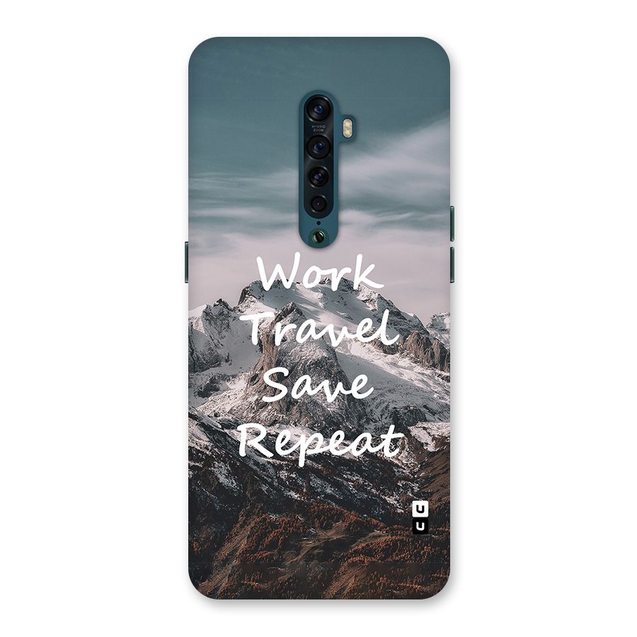 Work Travel Back Case for Oppo Reno2