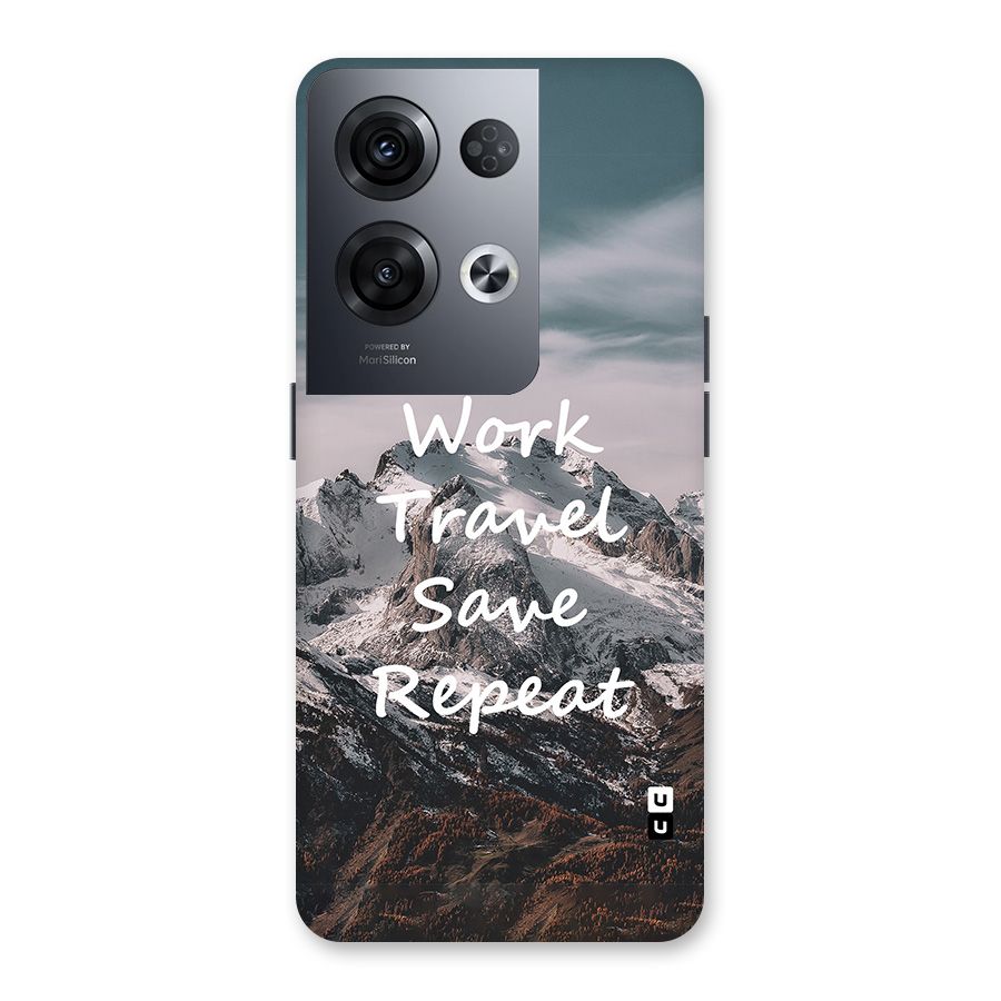 Work Travel Back Case for Oppo Reno8 Pro 5G