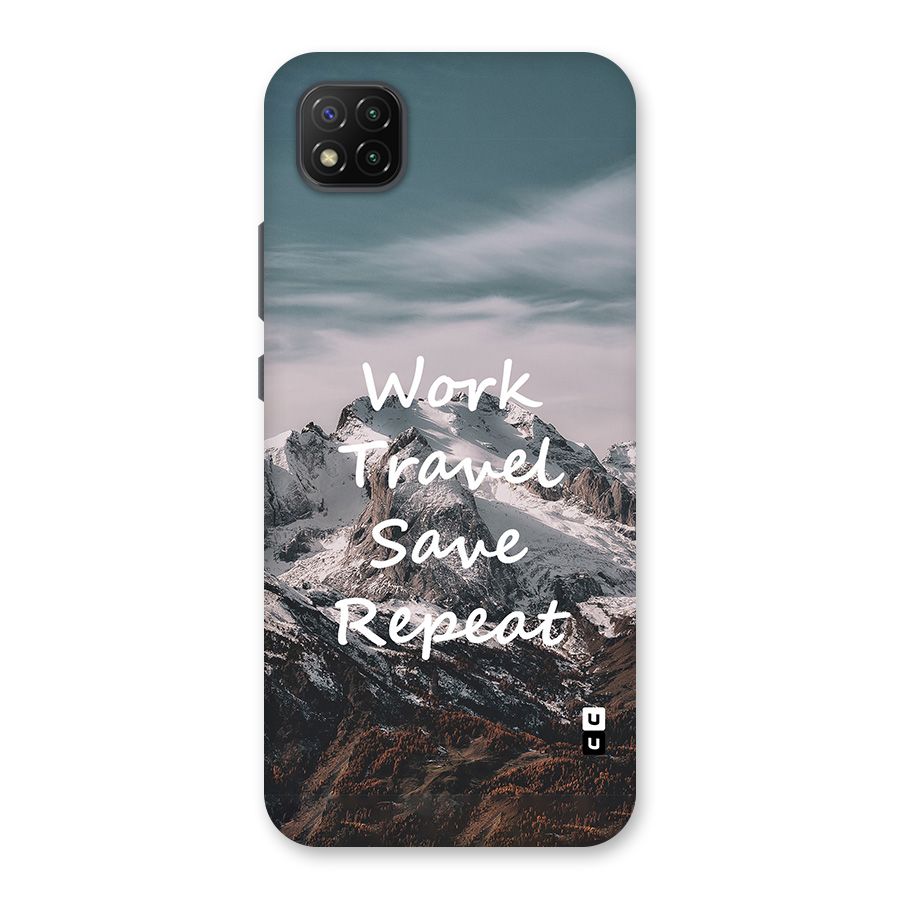 Work Travel Back Case for Poco C3