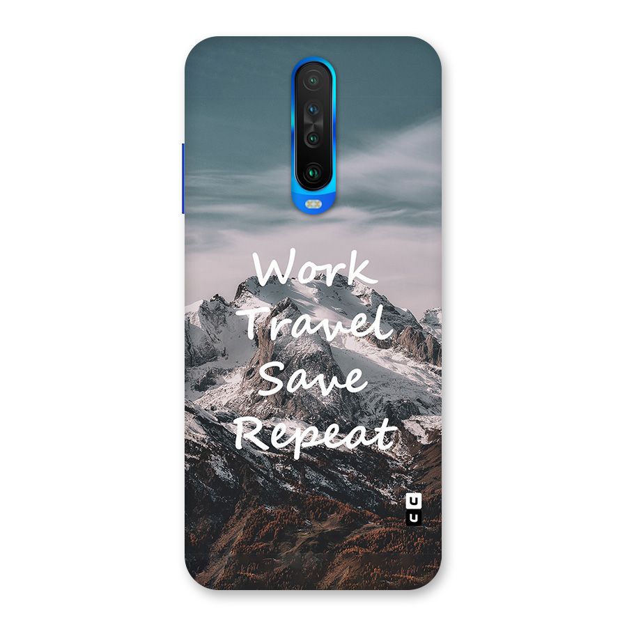 Work Travel Back Case for Poco X2