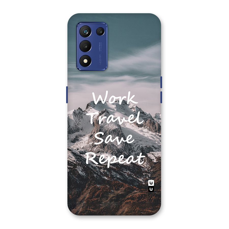 Work Travel Glass Back Case for Realme 9 5G Speed
