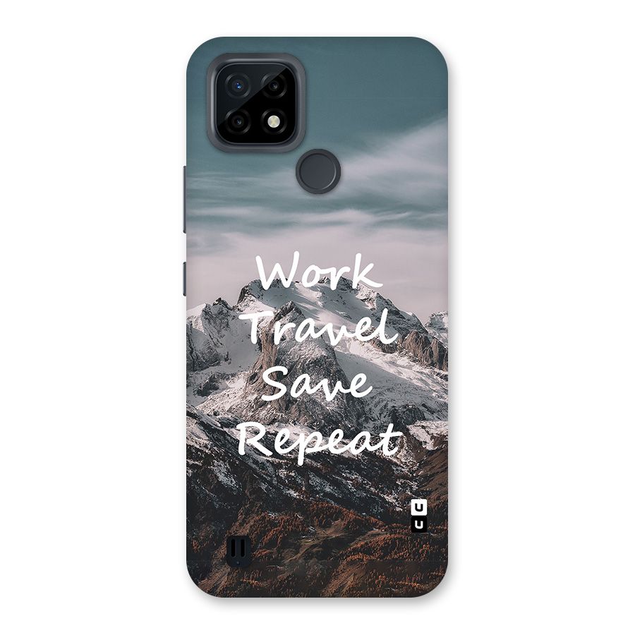 Work Travel Back Case for Realme C21