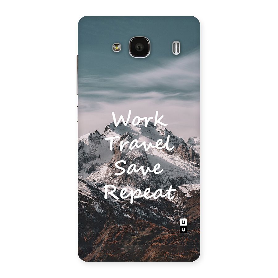 Work Travel Back Case for Redmi 2