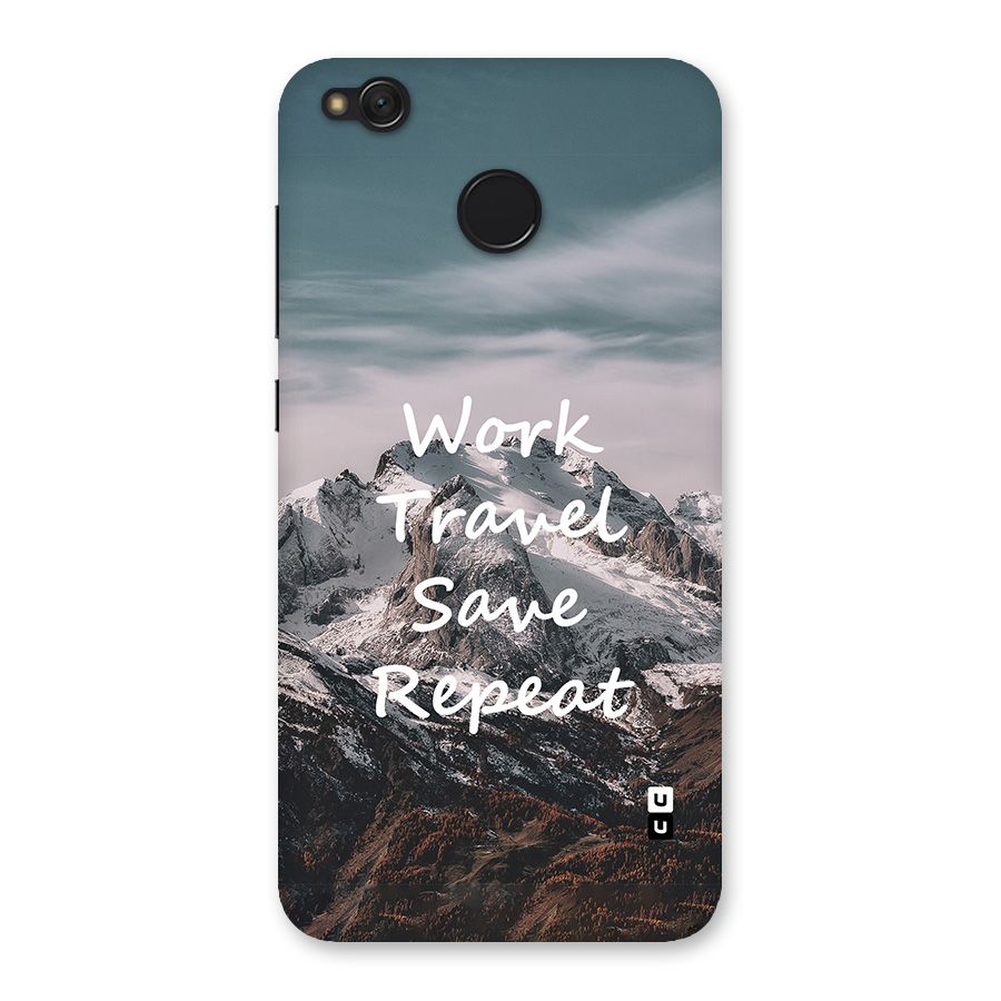 Work Travel Back Case for Redmi 4