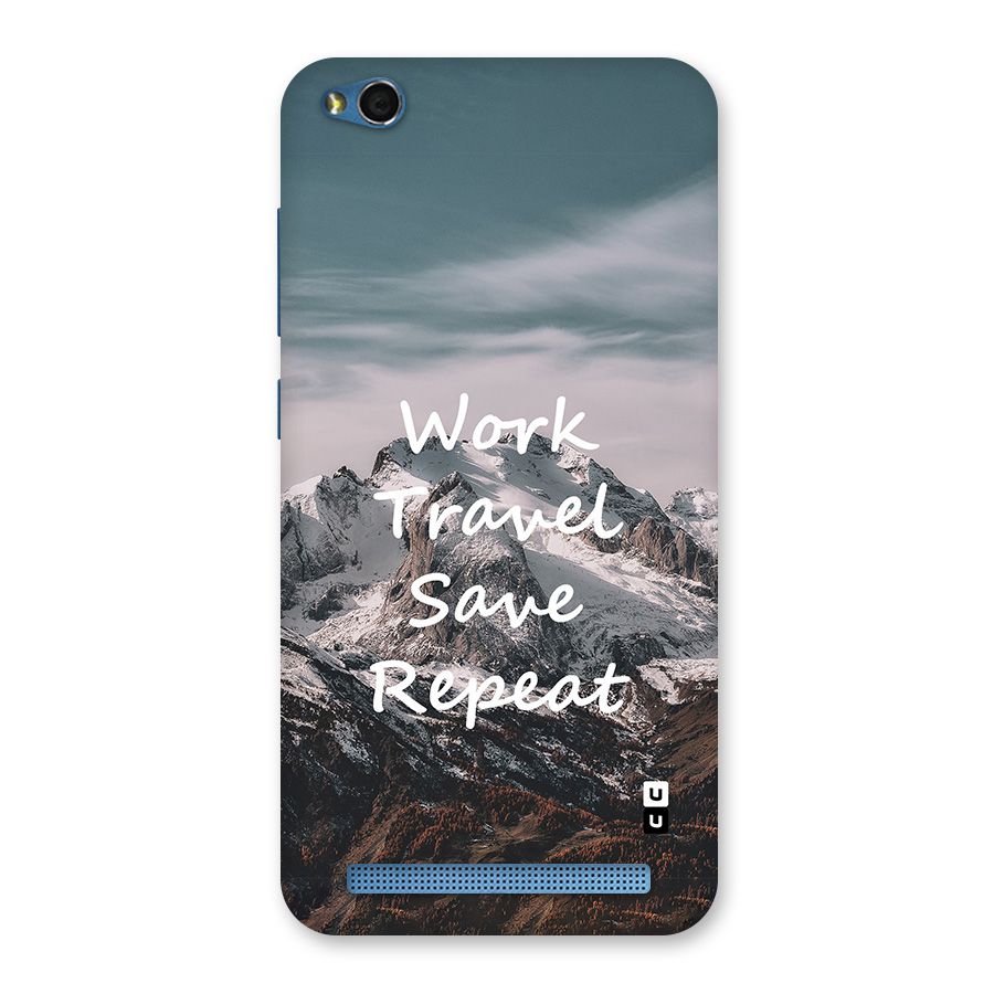 Work Travel Back Case for Redmi 5A