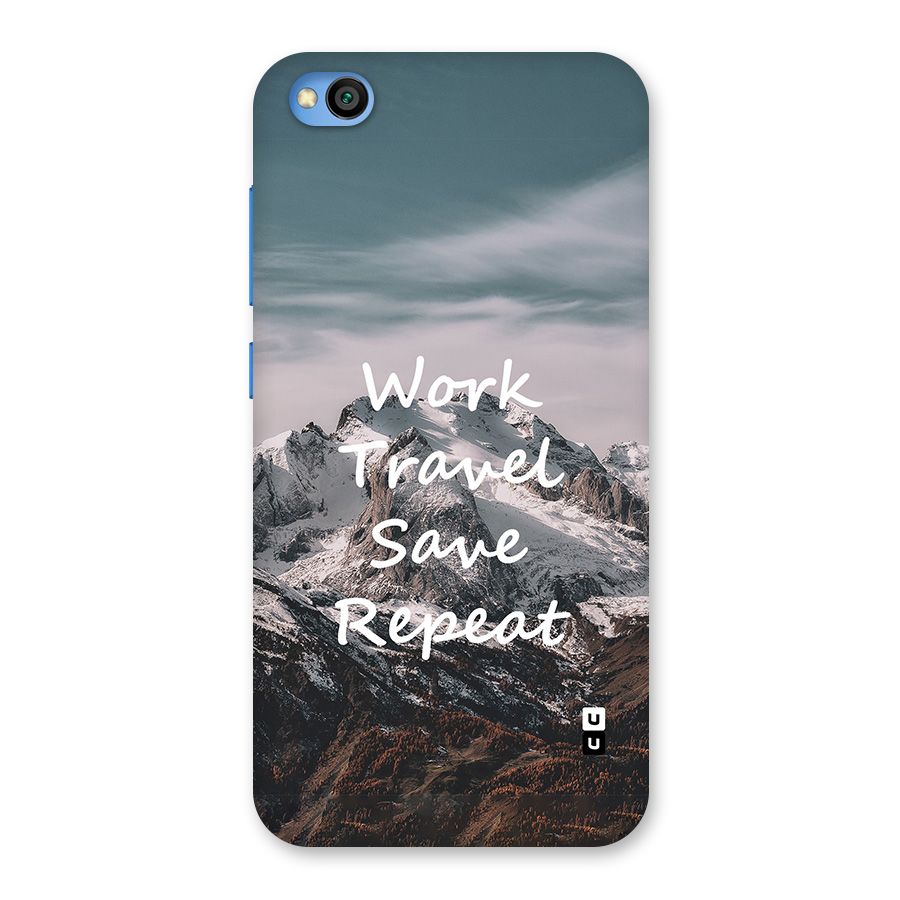 Work Travel Back Case for Redmi Go