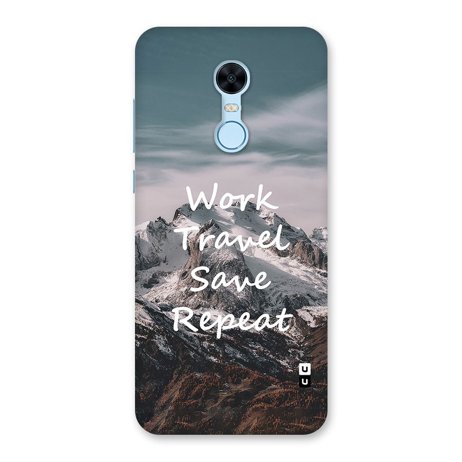 Work Travel Back Case for Redmi Note 5