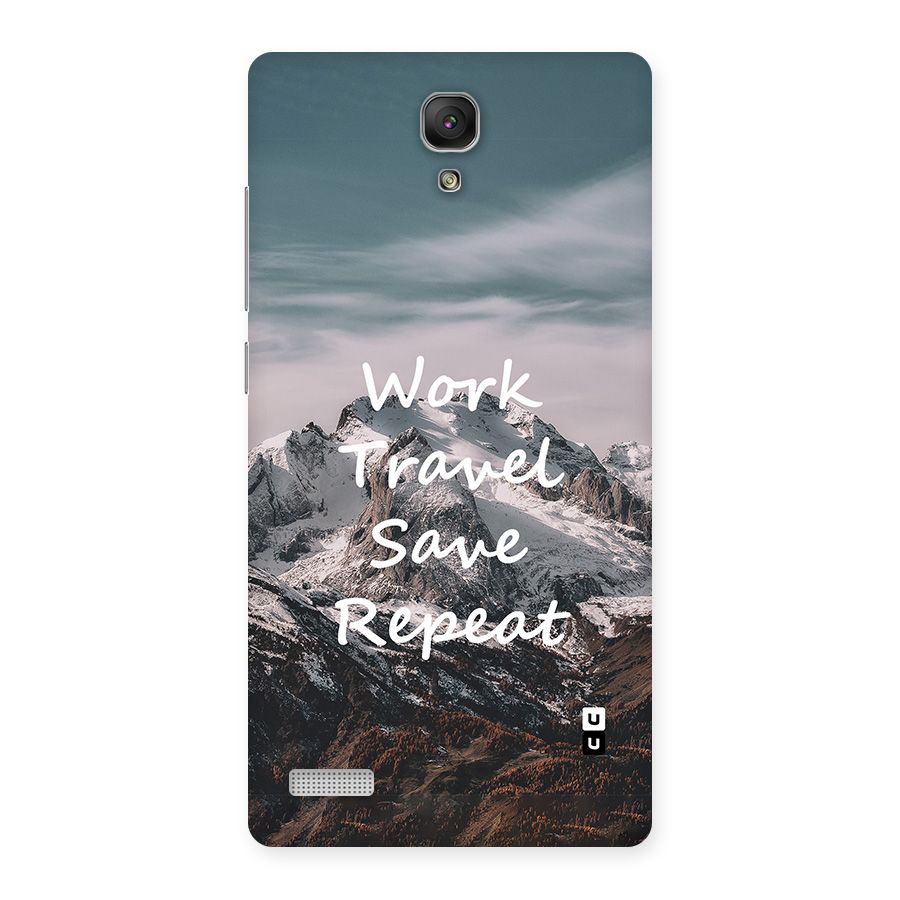 Work Travel Back Case for Redmi Note Prime