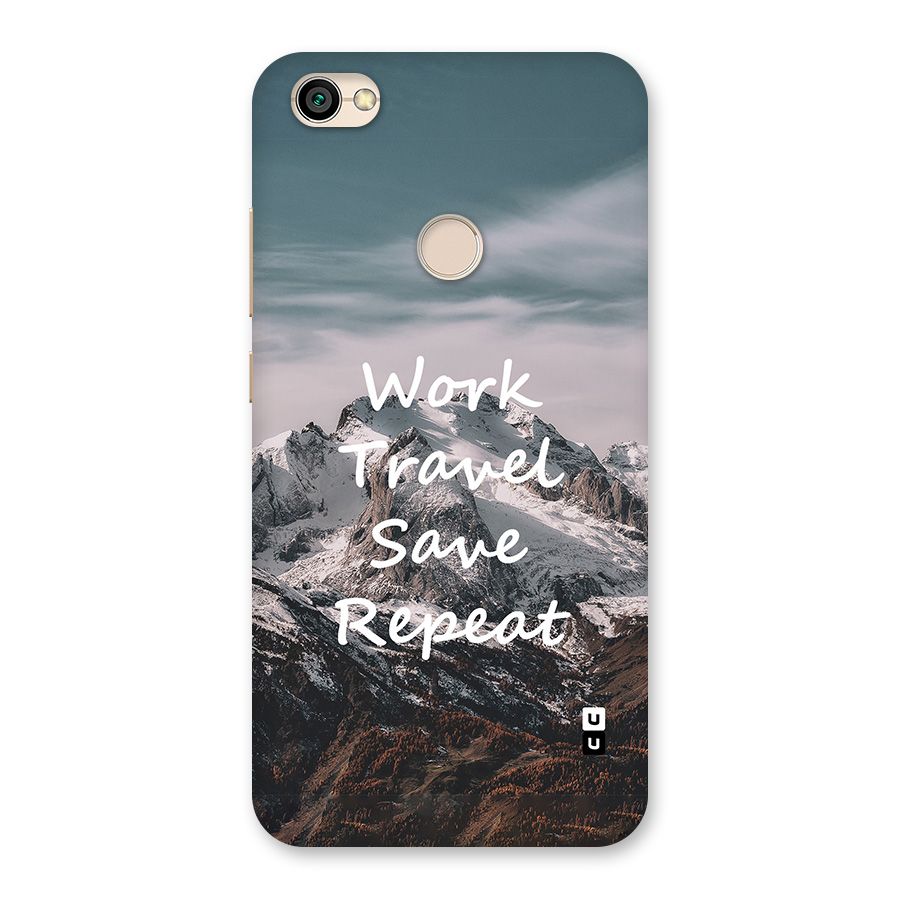 Work Travel Back Case for Redmi Y1 2017