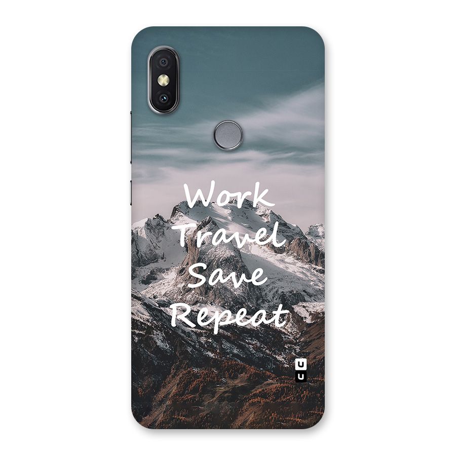 Work Travel Back Case for Redmi Y2