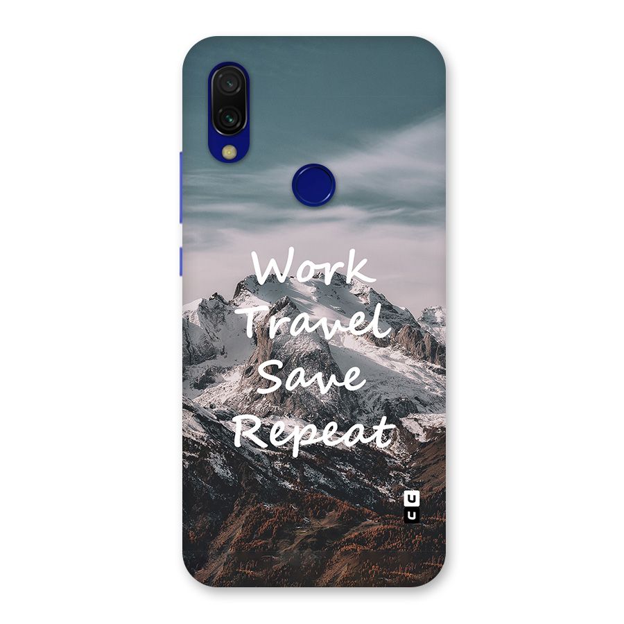 Work Travel Back Case for Redmi Y3