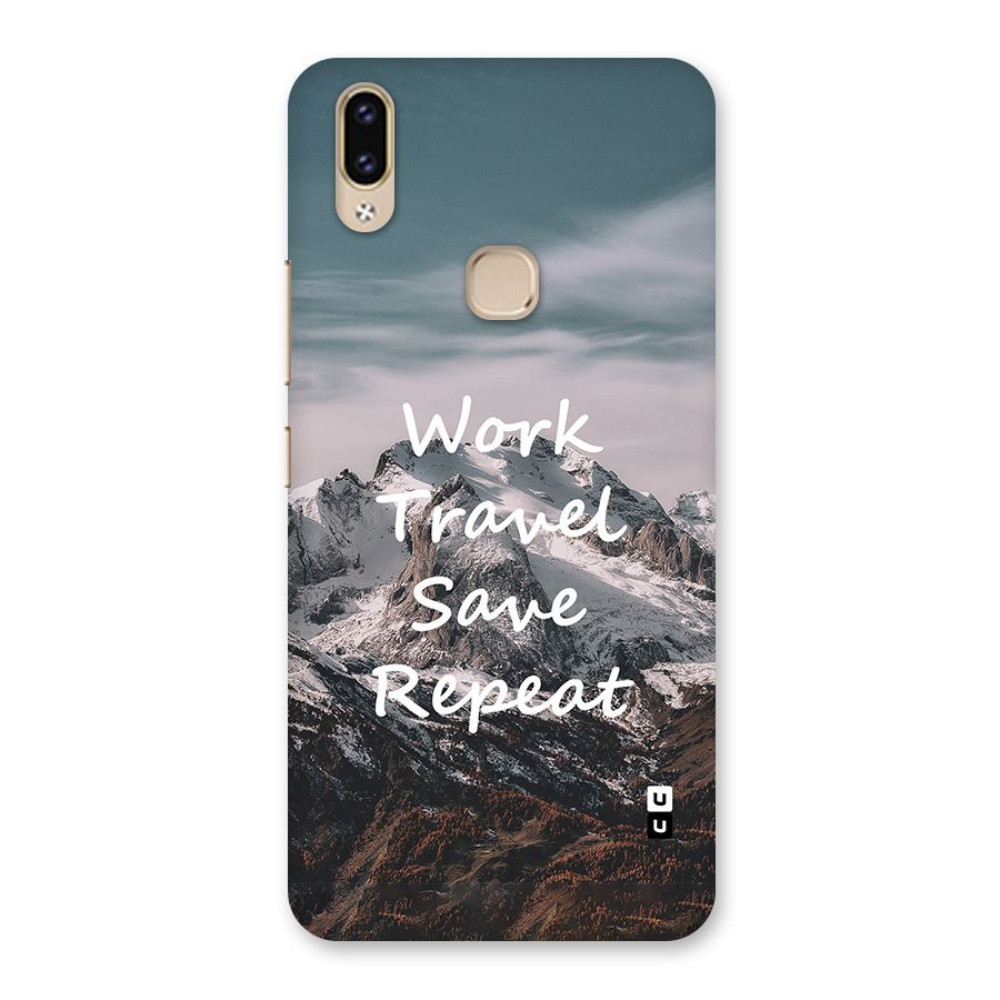 Work Travel Back Case for Vivo V9 Youth