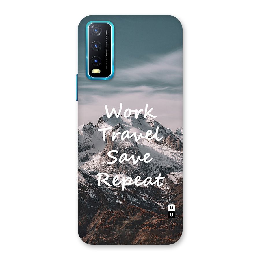 Work Travel Back Case for Vivo Y20