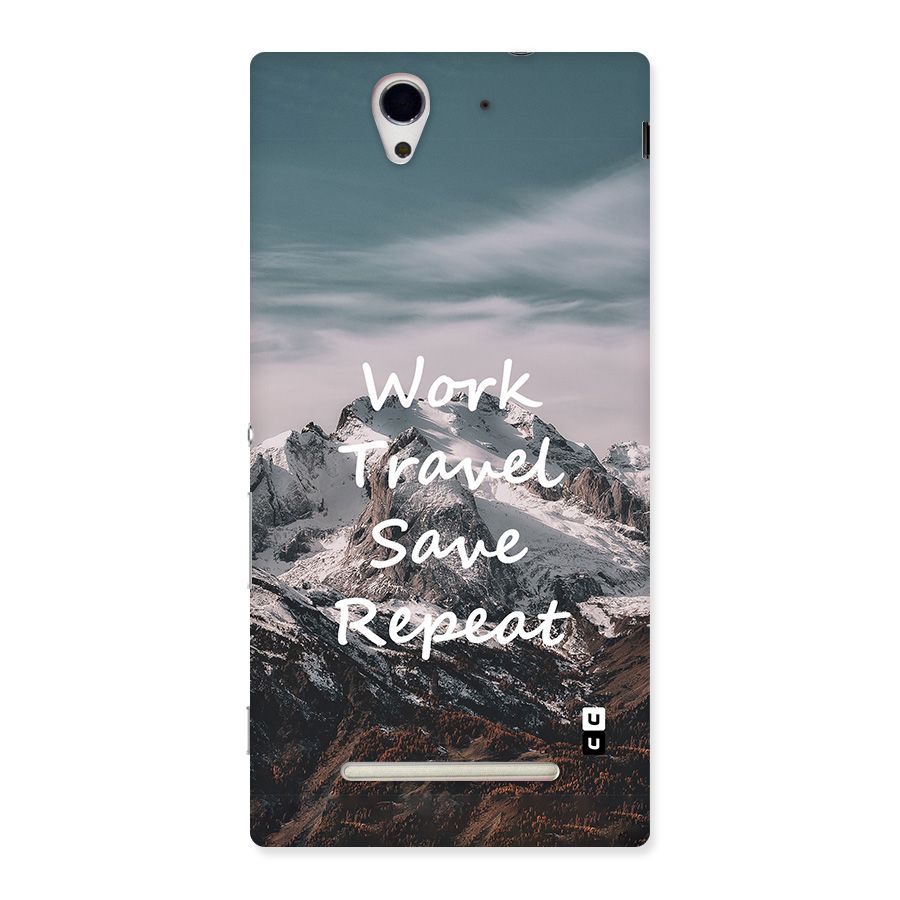 Work Travel Back Case for Xperia C3