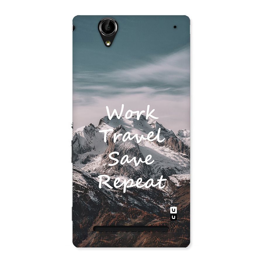 Work Travel Back Case for Xperia T2