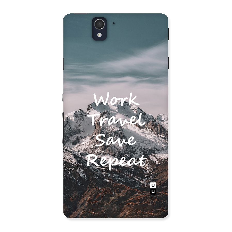 Work Travel Back Case for Xperia Z