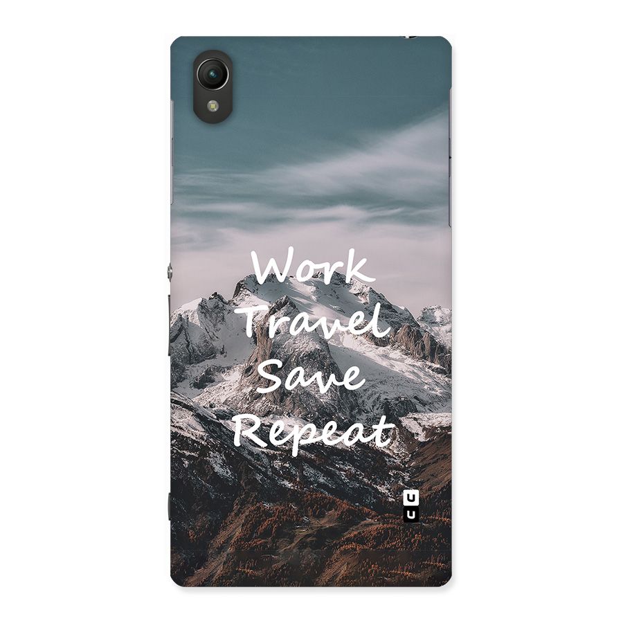 Work Travel Back Case for Xperia Z1