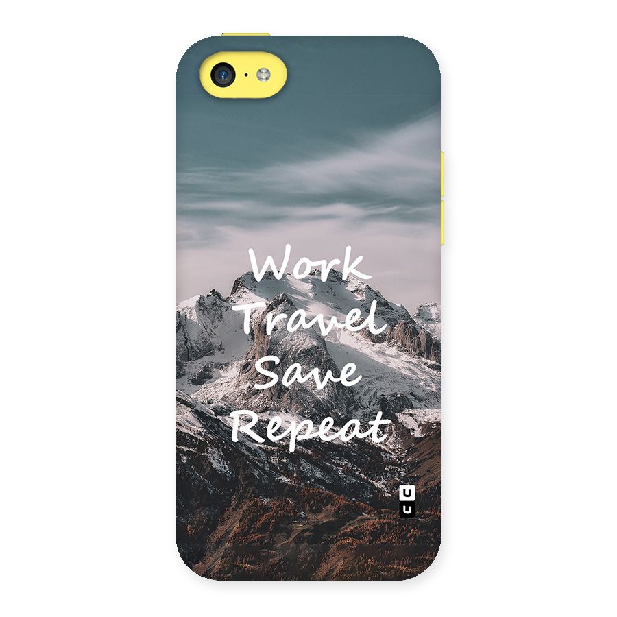 Work Travel Back Case for iPhone 5C