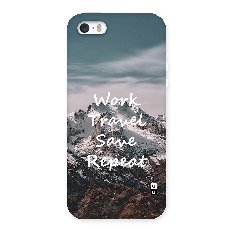 Work Travel Back Case for iPhone SE 2016