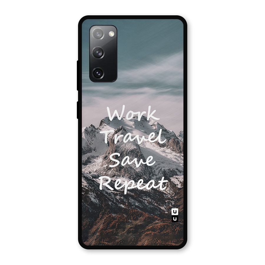 Work Travel Metal Back Case for Galaxy S20 FE 5G