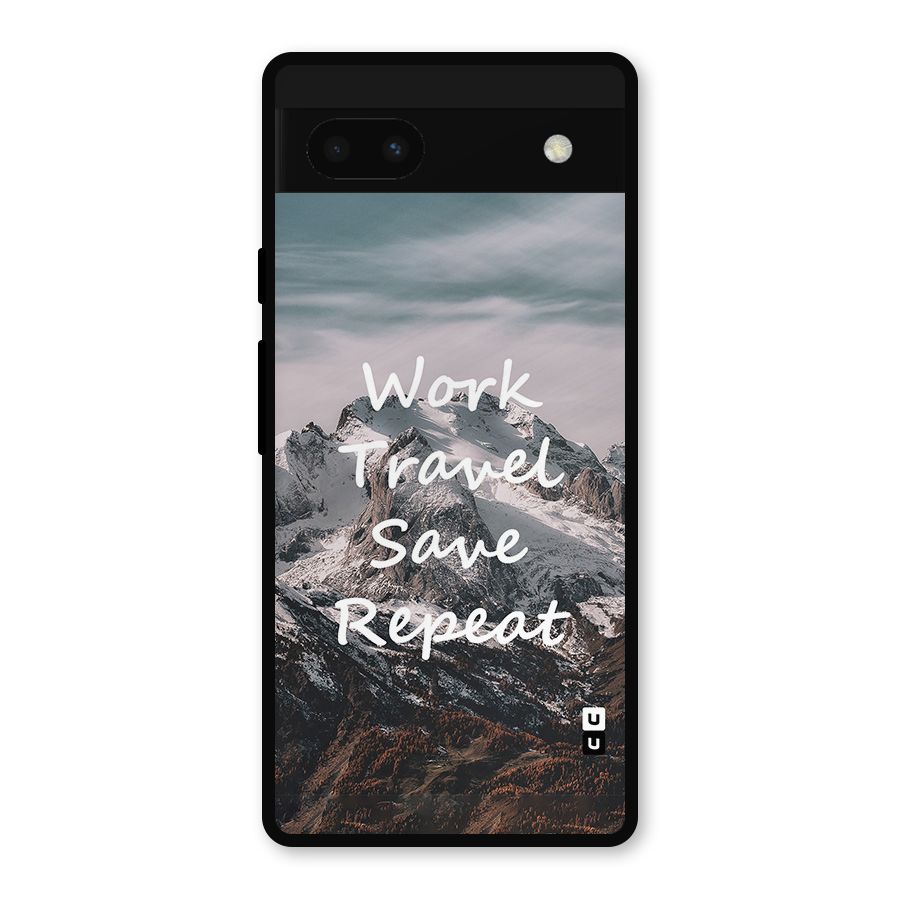 Work Travel Metal Back Case for Google Pixel 6a