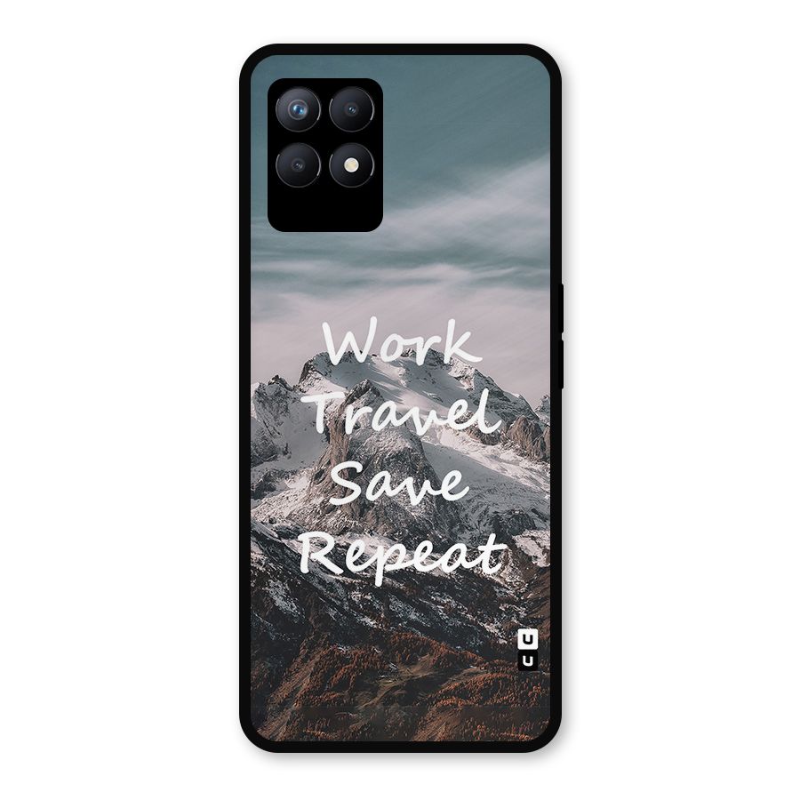 Work Travel Metal Back Case for Realme Narzo 50
