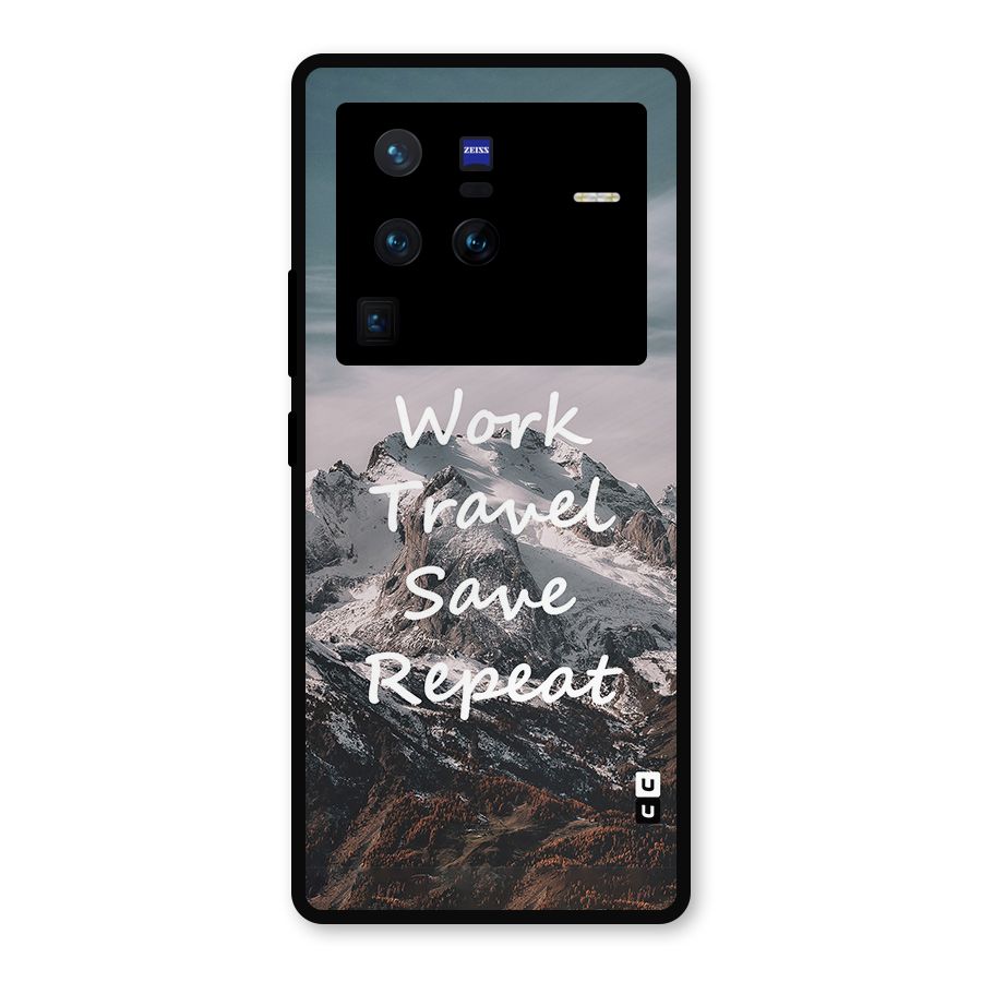 Work Travel Metal Back Case for Vivo X80 Pro