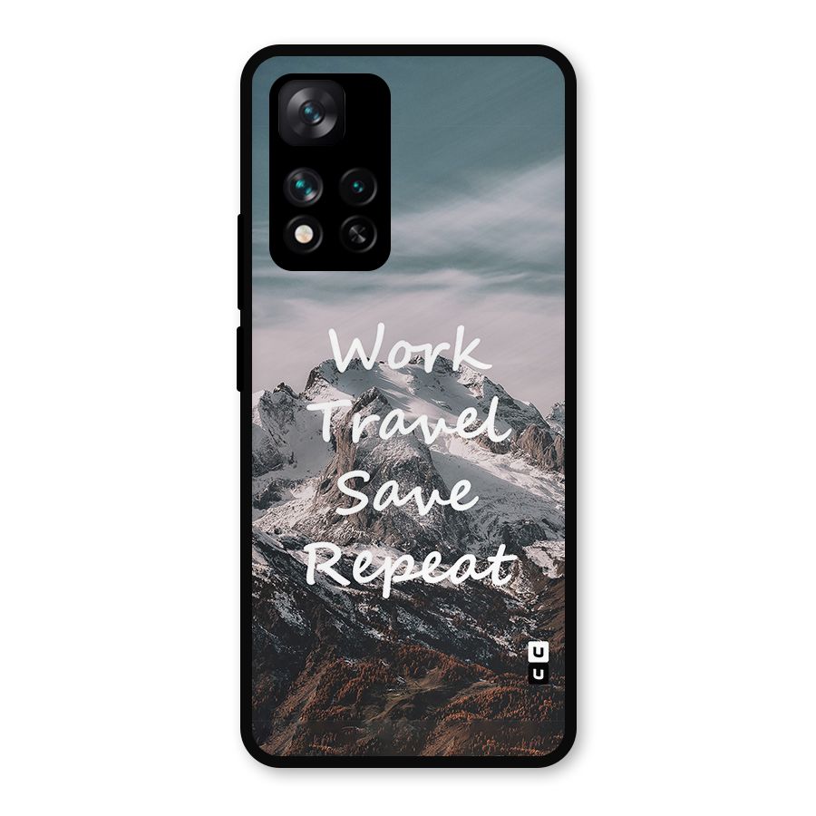 Work Travel Metal Back Case for Xiaomi 11i Hypercharge 5G