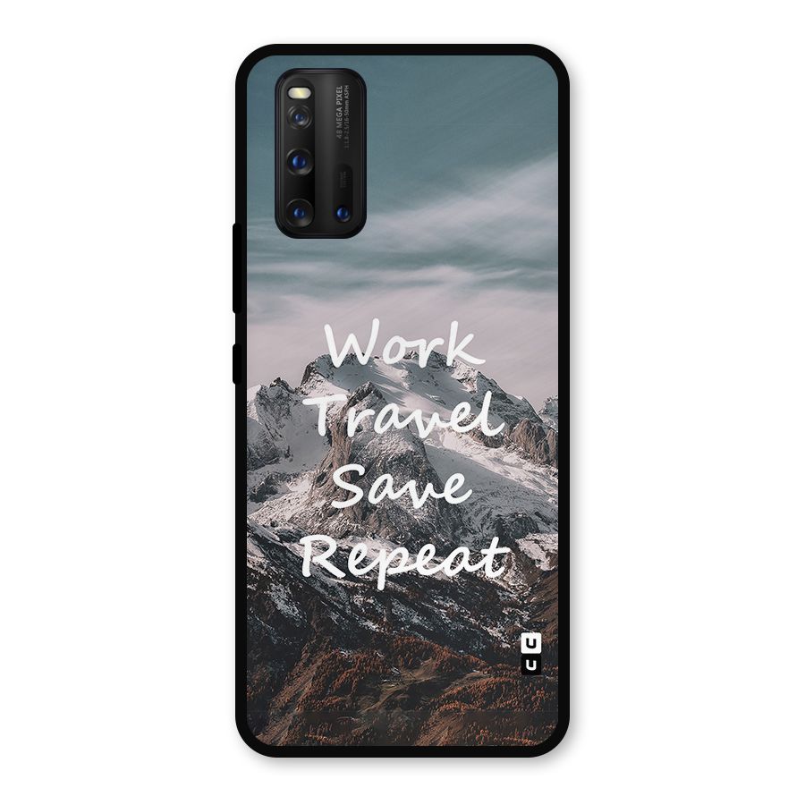Work Travel Metal Back Case for iQOO 3