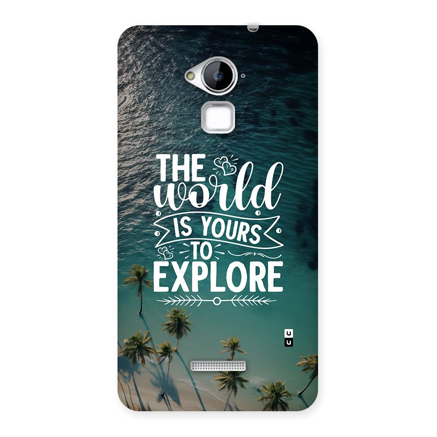 World To Explore Back Case for Coolpad Note 3