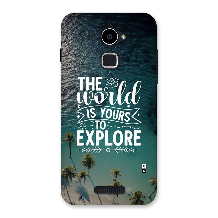 World To Explore Back Case for Coolpad Note 3 Lite