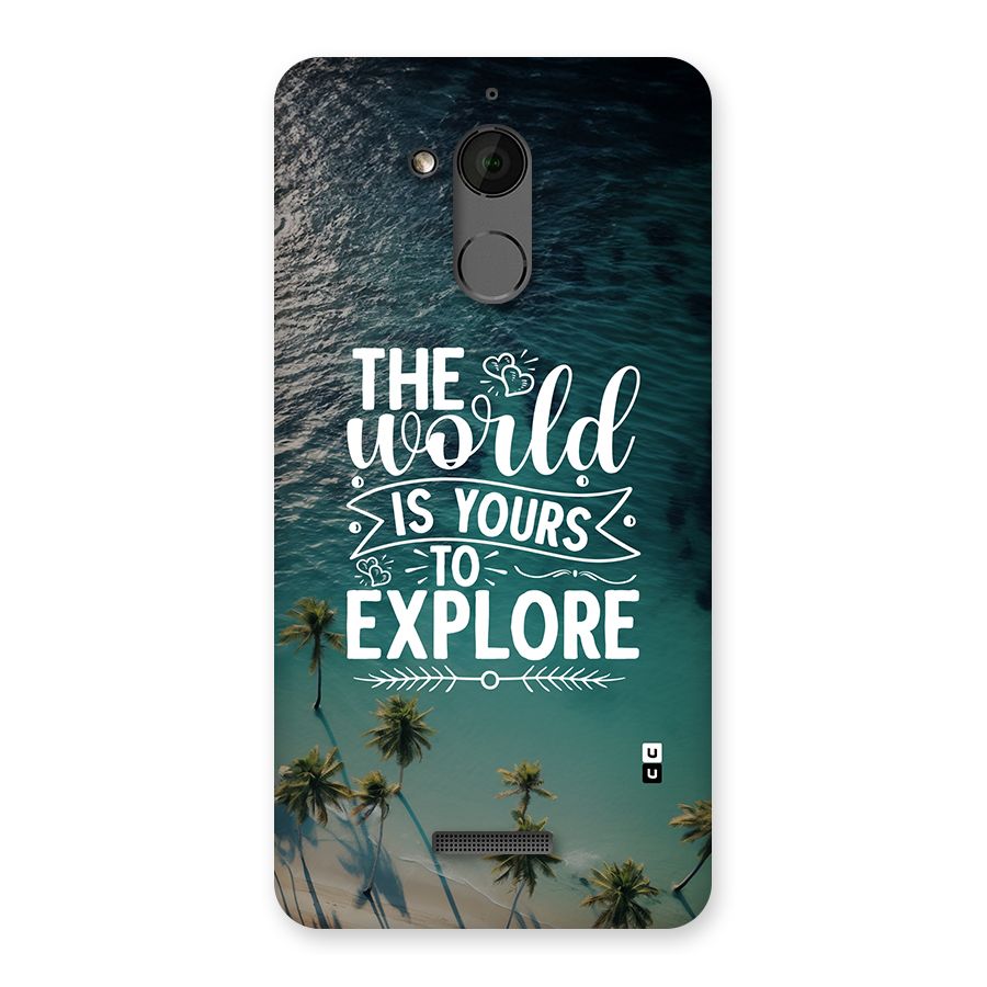 World To Explore Back Case for Coolpad Note 5