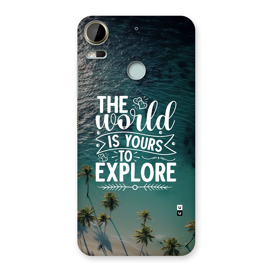 World To Explore Back Case for Desire 10 Pro