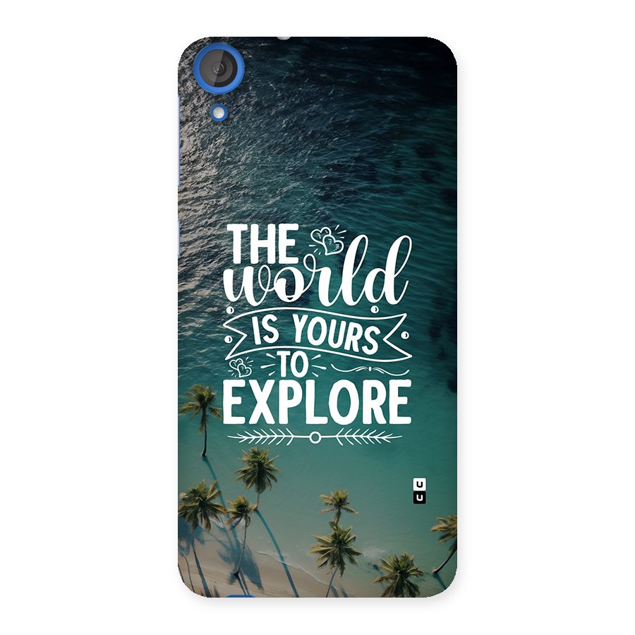 World To Explore Back Case for Desire 820