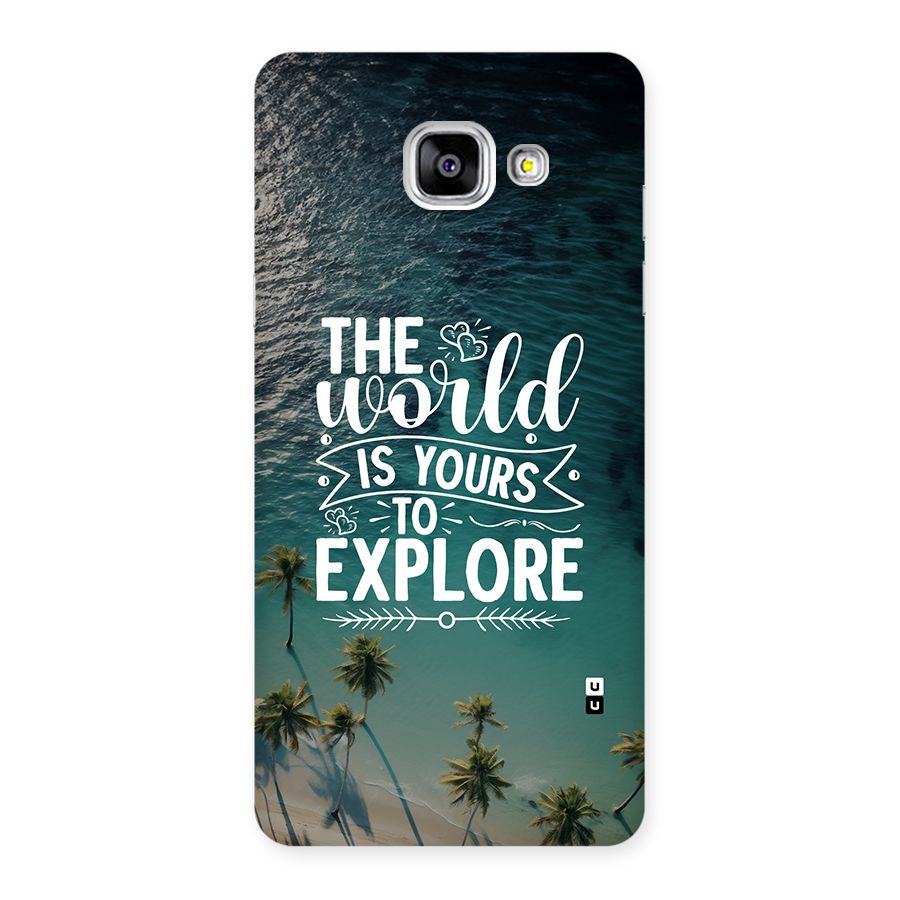 World To Explore Back Case for Galaxy A5 (2016)