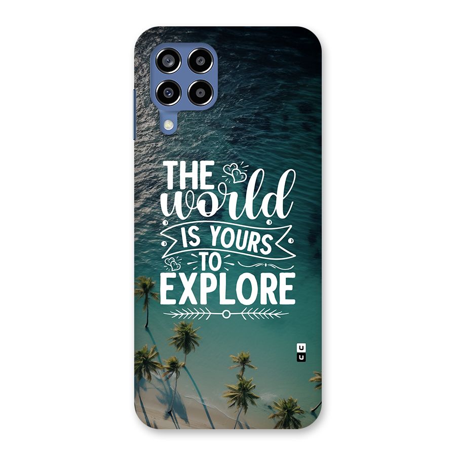 World To Explore Back Case for Galaxy M53 5G