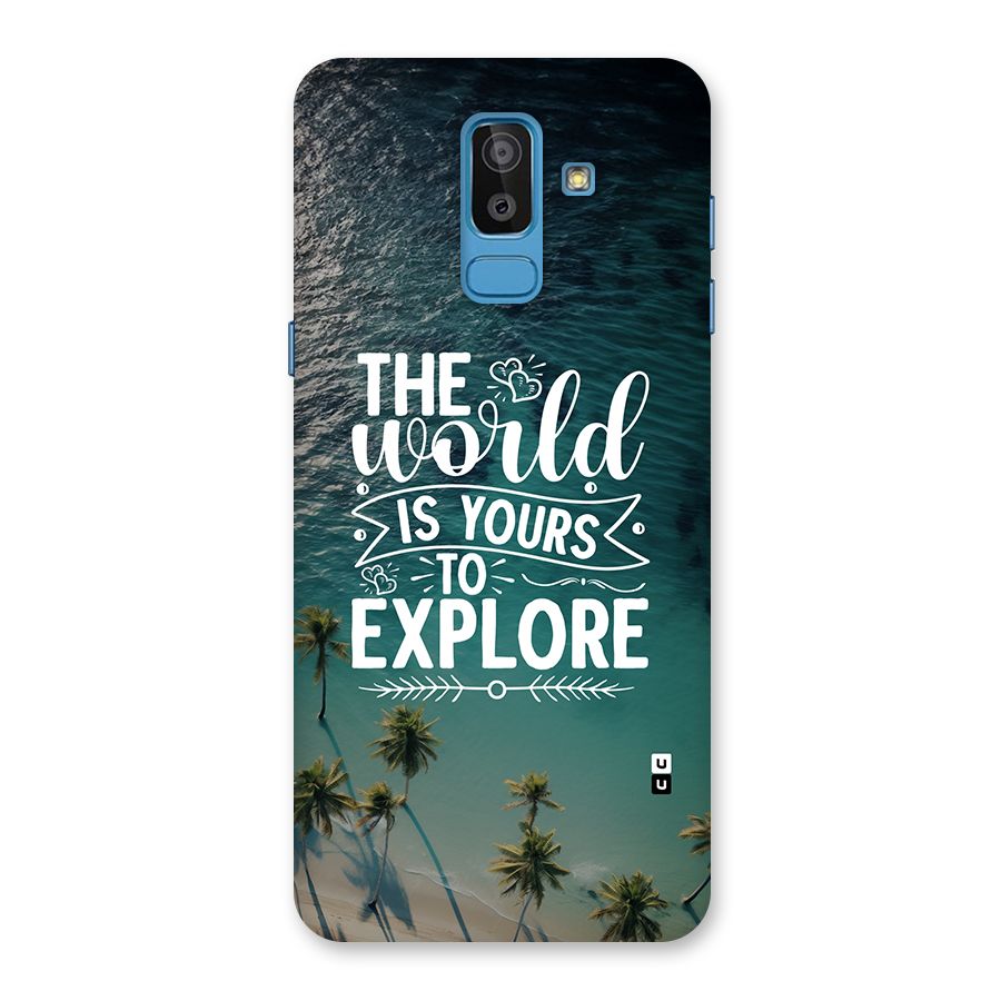 World To Explore Back Case for Galaxy On8 (2018)