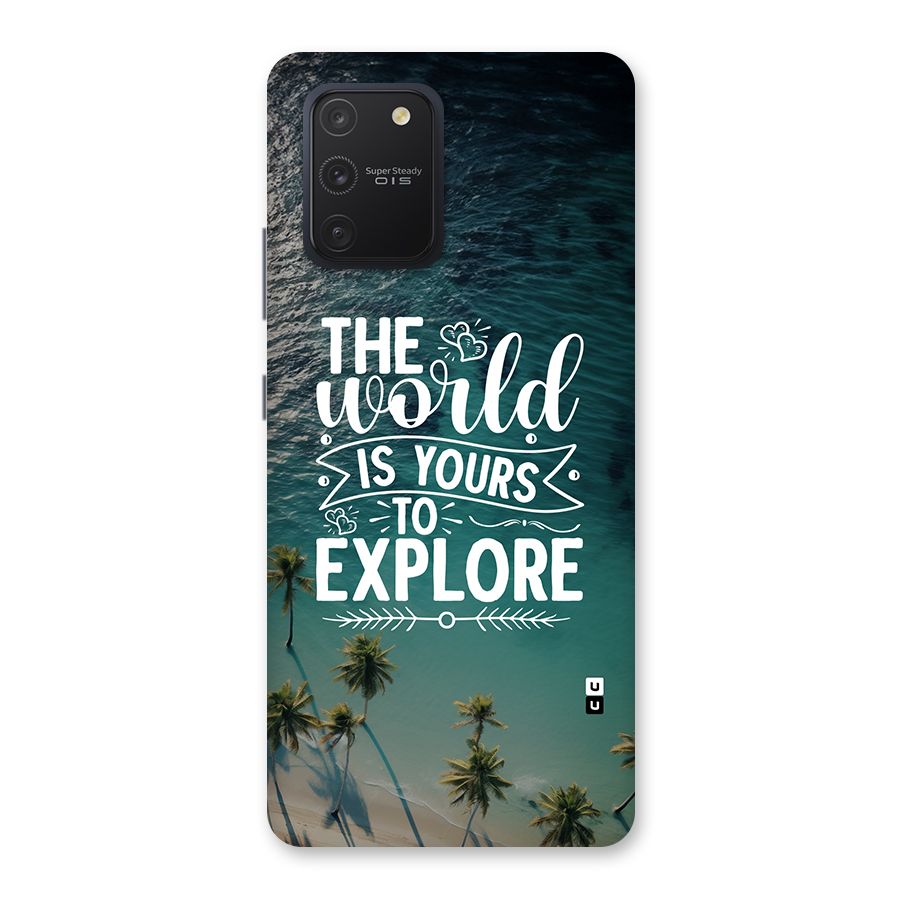 World To Explore Back Case for Galaxy S10 Lite